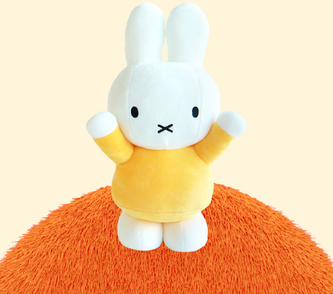 MANI A LITTLE 米菲站姿絨毛娃娃, 黃色, 30cm, 1個