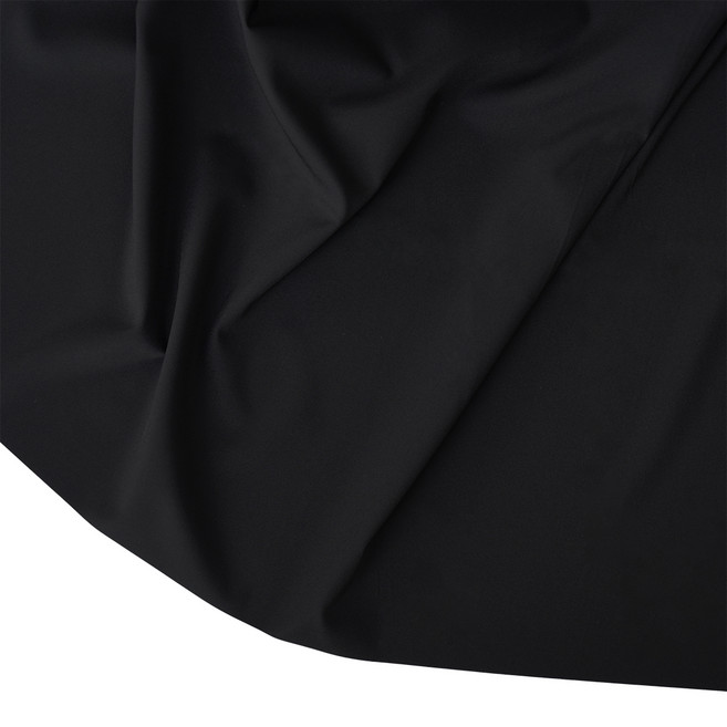 얇은 사계절 폴리스판 대폭 원단, 132매트블랙, 1개