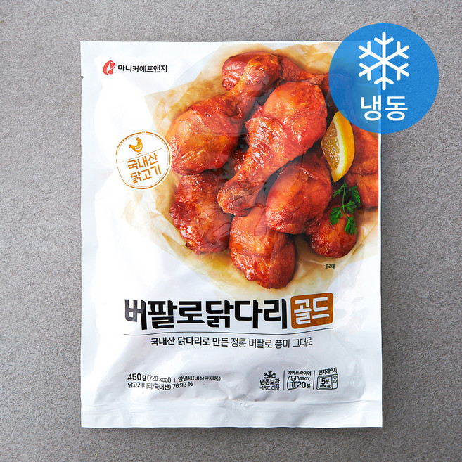 마니커에프앤지 버팔로 닭다리 골드 (냉동), 450g, 1개