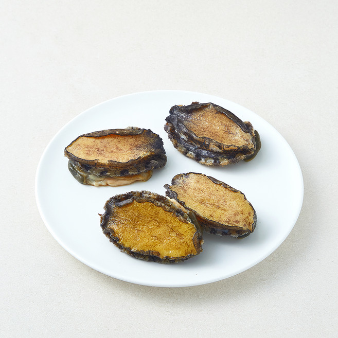 아라보감 손질 완도 데친 전복 4마리 (냉장), 1개, 180g