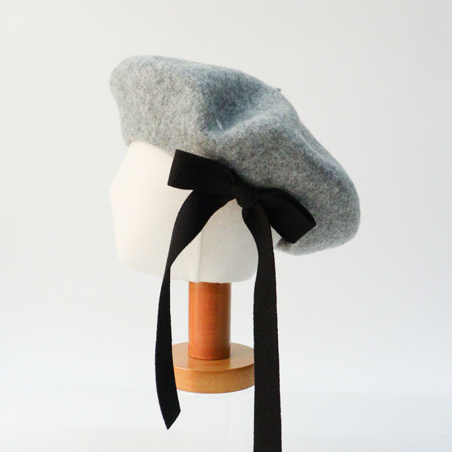 chenny bongbong Moon River 長緞帶馬尾貝雷帽