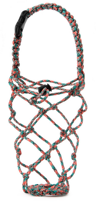 캐리보틀 핸드메이드 네트캐리백, 민트체크, 1개