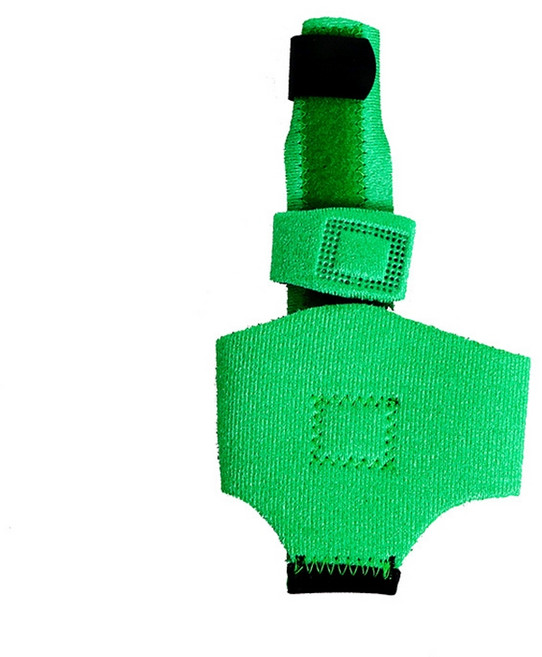 리치덕 손가락보호대 핑거가드 스트랩 그린, 1개