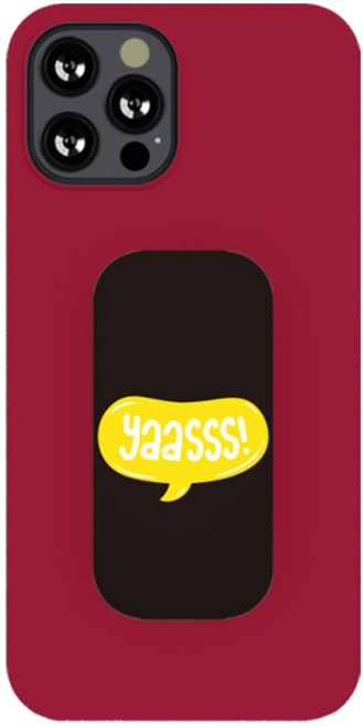 BANIMONG 一鍵式氣囊支架纖薄硬殼手機殼 鏡面