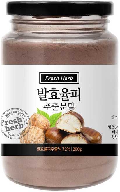 신선약초 발효율피 추출분말, 1개, 200g