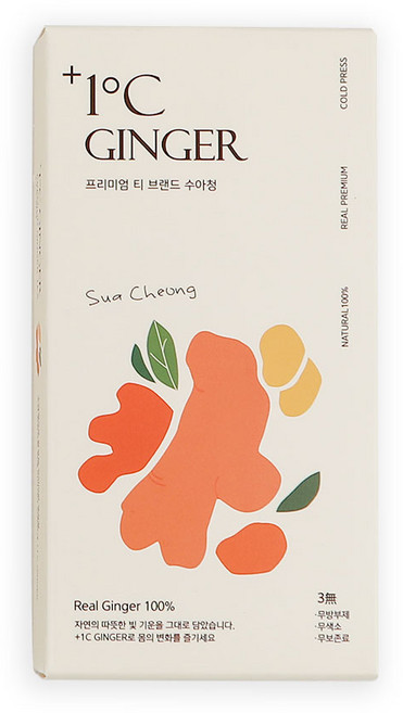 수아청 플러스 1도 진저티, 15g, 10개입, 1개