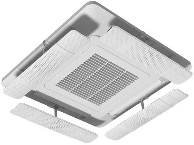 언커먼 무타공 천장형 에어컨 바람막이, 1개