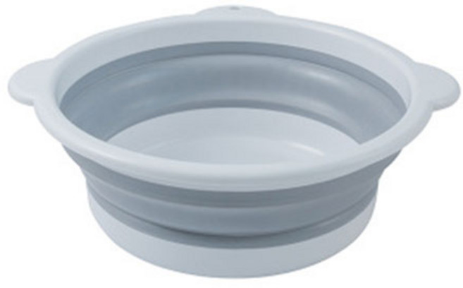 생활살림 접이식 보관 다용도 대야 중, 혼합색상, 1개