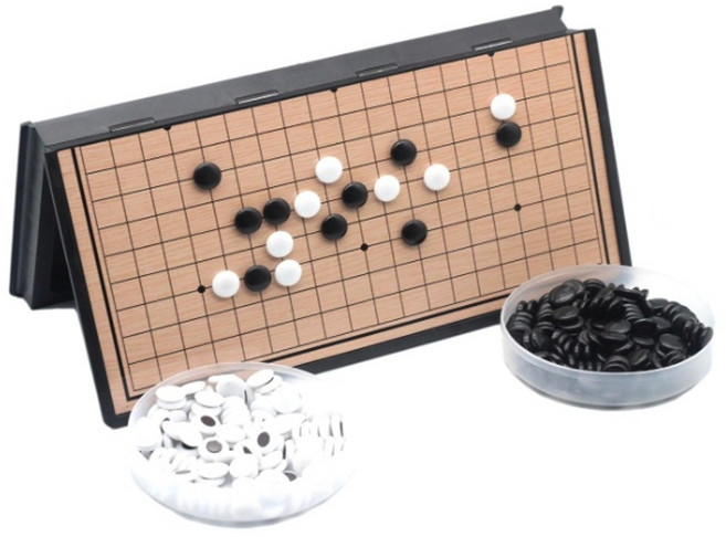 K-FEEL 磁性圍棋 28 圍棋盤套組, 混合色, 1個