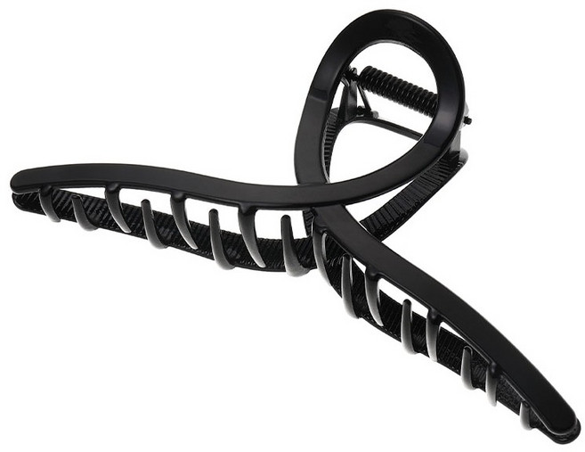 수스다 꼬임 빅사이즈 롱 메탈 올림머리 헤어 집게핀 13.2cm