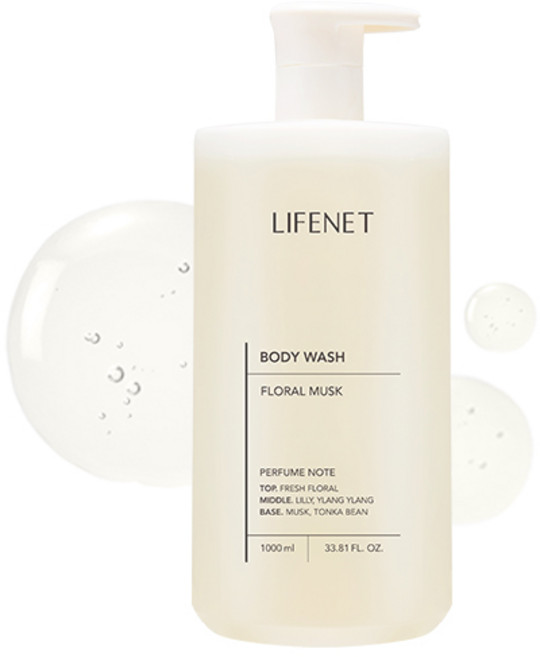 라이프넷 바디워시 플로럴 머스크, 1L, 1개