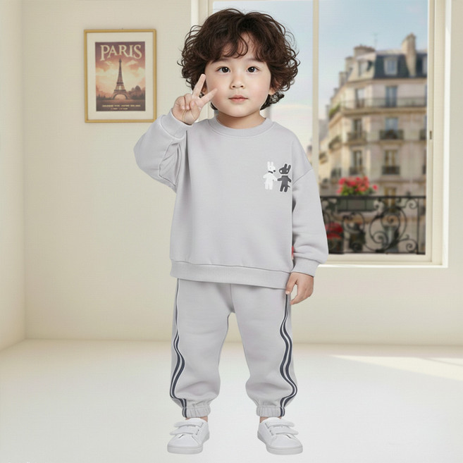 키즈꼬모 아동용 가스파드와리사 하이드 세트