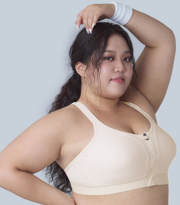 컴포트랩 하이서포트 집업 스포츠 브라