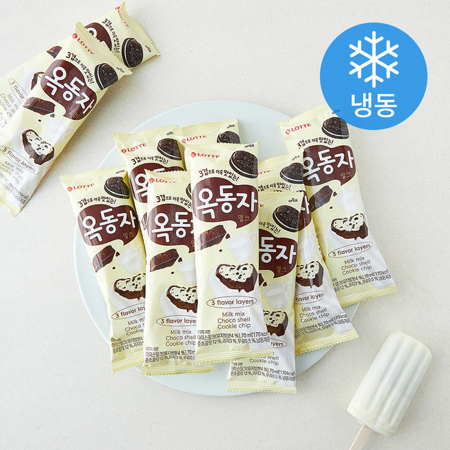 롯데웰푸드 옥동자 (냉동), 70ml, 1개입, 12개