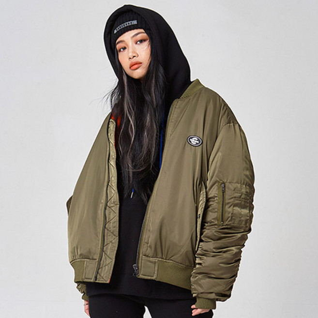 카네브로스 탈착후드 2종 + 오버핏 항공점퍼 MA-1 세트