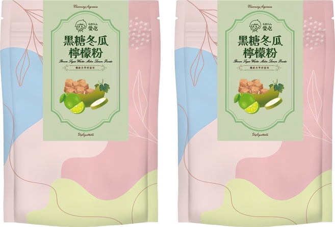 CHILL 愛吃 黑糖冬瓜檸檬, 25g, 6入, 2袋