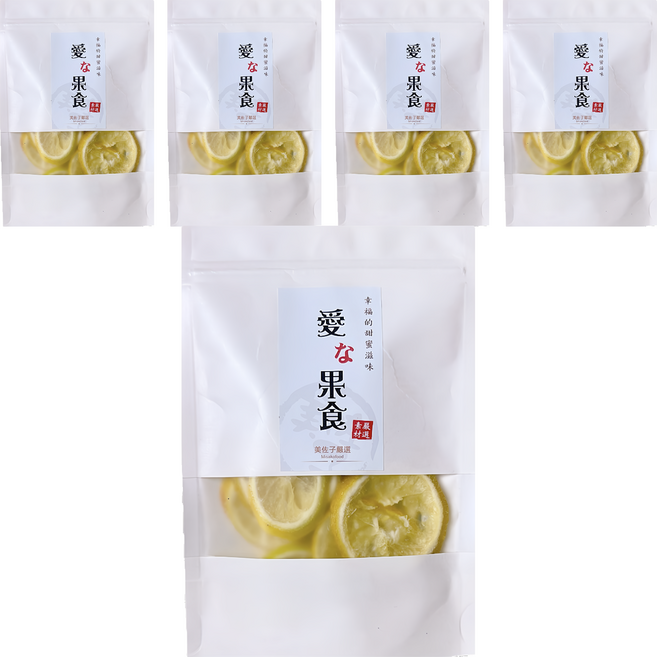 MISAKO 美佐子 嚴選海味系列 香水檸檬乾, 5包, 80g