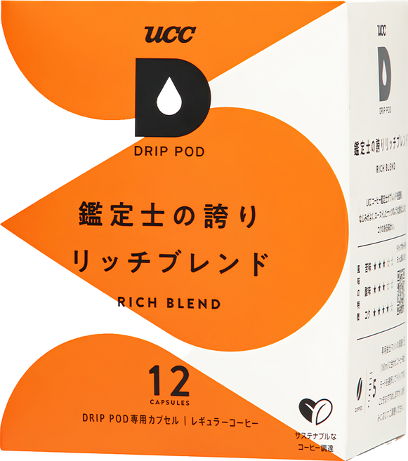 ucc 嚴選香醇綜合咖啡膠囊, 7.5g, 1盒, 12顆