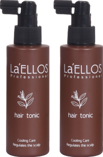 La'ELLOS 愛諾斯 咖啡因強韌養髮液, 2瓶, 100ml