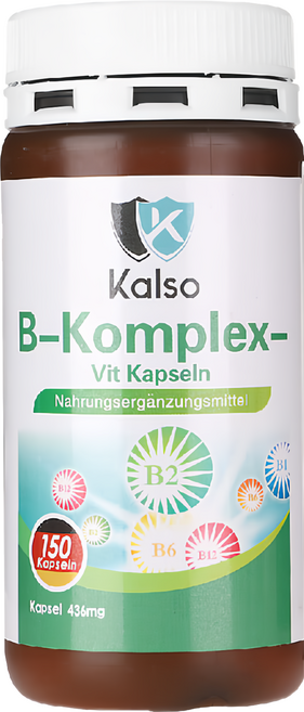 Kalso 科德司 維生素B群膠囊, 150顆, 65.4g, 1罐