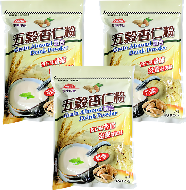 旭信 五穀杏仁粉, 450g, 3包