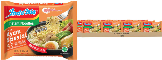Indomie 營多麵 Ayam Spesial 特色雞風味湯麵 75g, 40包