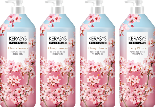 KERASYS 可瑞絲 香氛潤髮乳, 1L, 4瓶