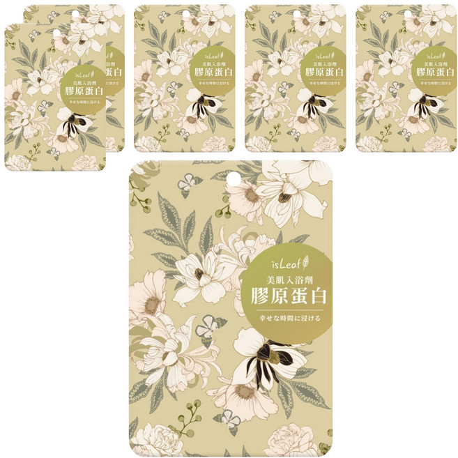isLeaf 美肌入浴劑 膠原蛋白, 40g, 6包