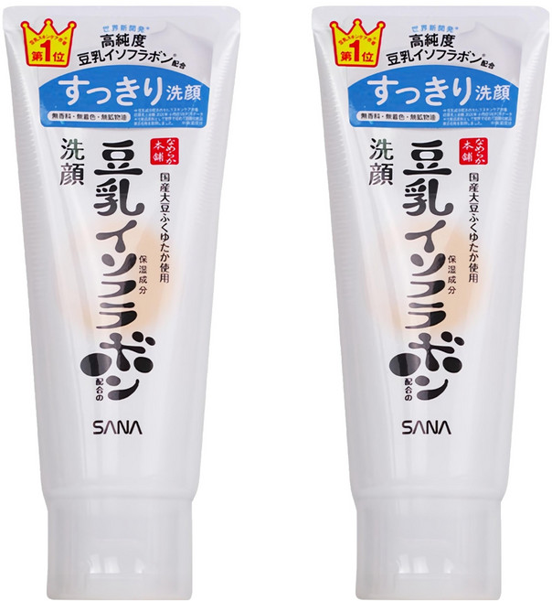 SANA 豆乳美肌清爽洗面乳, 150g, 2條