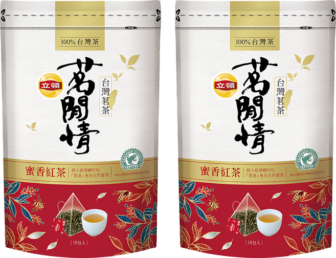Lipton 立頓 茗閒情 蜜香紅茶, 2.8g, 18包, 2袋