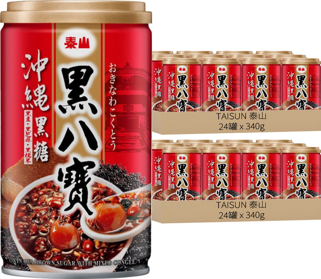 TAISUN 泰山 黑八寶, 340g, 48罐