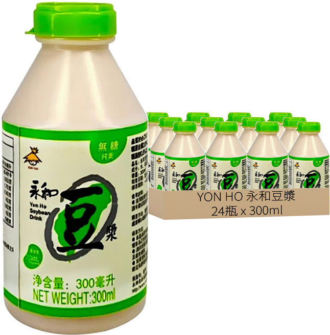 YON HO 永和豆漿 無糖豆漿, 300ml, 24瓶