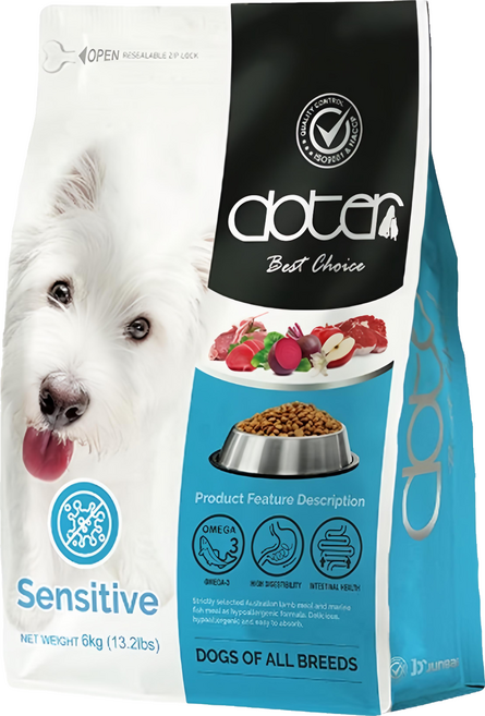 doter 寵愛物語 全齡犬 飼料, 澳洲羊肉絨, 6kg, 1袋