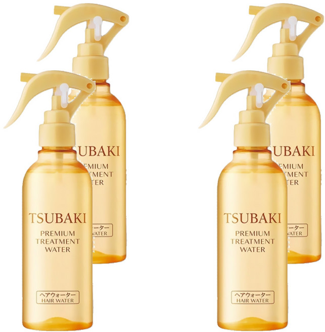 TSUBAKI 思波綺 瞬效柔順護髮精華, 210ml, 4瓶