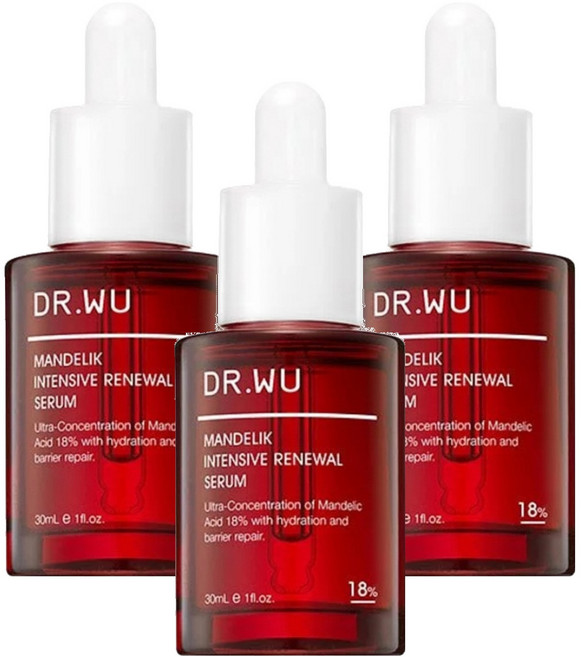 DR.WU 達爾膚 杏仁酸亮白煥膚精華18%, 30ml, 3瓶