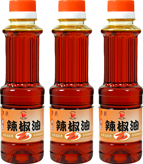 飛馬 頂級純素辣椒油, 210g, 3瓶