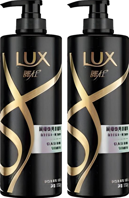 LUX 麗仕 黑曜煥亮洗髮乳 750g 含何首烏黑芝麻精華, 2瓶