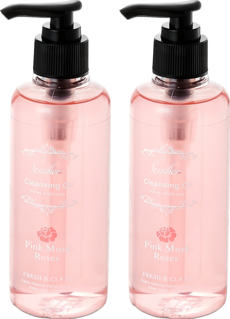 Sesedior 希希娣兒 粉麝香玫瑰卸妝油, 200ml, 2個