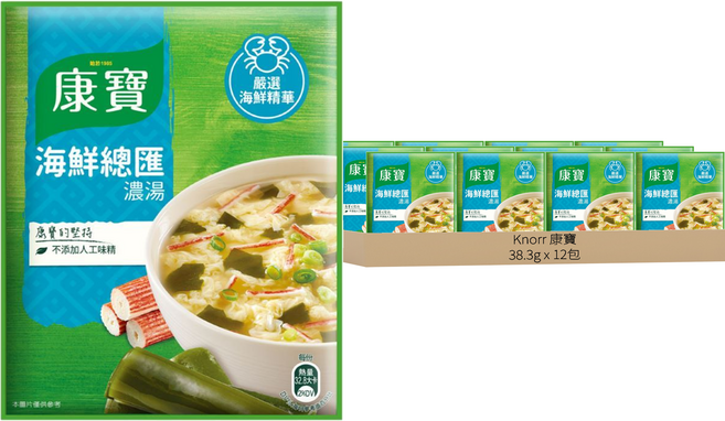 Knorr 康寶 自然原味 海鮮總匯, 38.3g, 12包