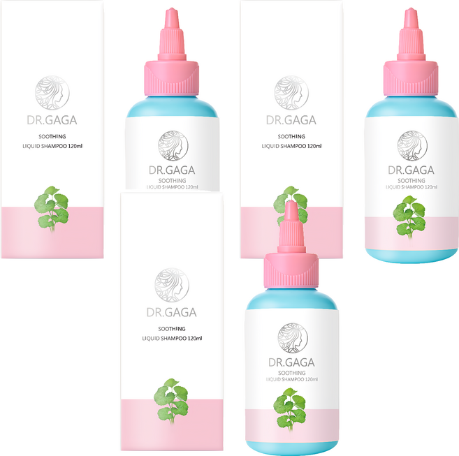 DR.GAGA 水狀精華液舒敏洗髮精, 120ml, 3瓶