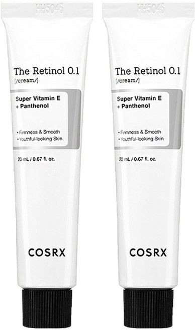 COSRX 0.1%視黃醇霜, 20ml, 2瓶