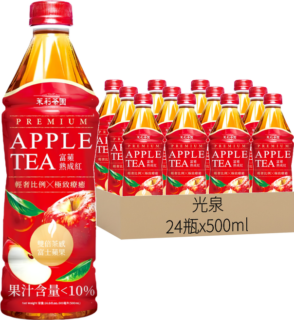 光泉 茉莉茶園富蘋熟成紅, 24瓶, 500ml