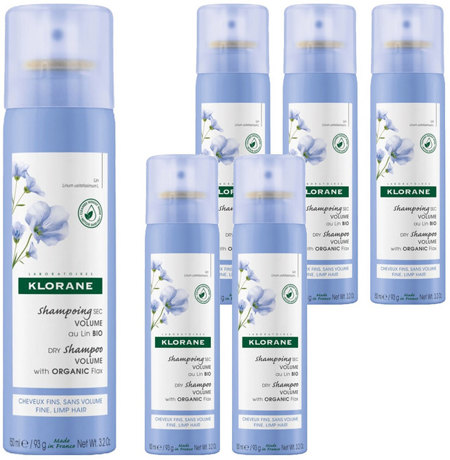 KLORANE 蔻蘿蘭 豐盈量感乾洗髮, 150ml, 6瓶