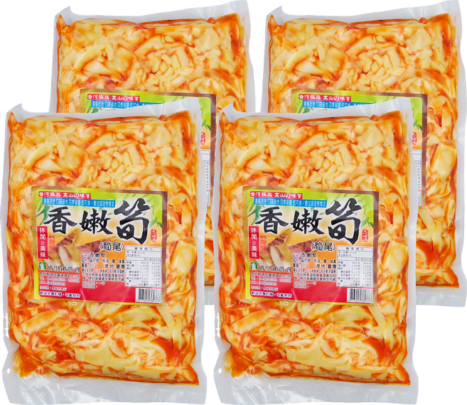 埔里鎮農會 香嫩筍 筍尾, 600g, 4包