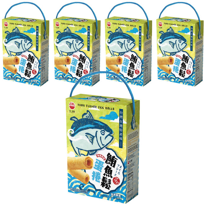 味一食品 鮪魚鬆蛋捲, 160g, 5盒