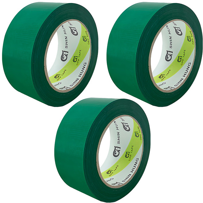Shin Hung 國產布膠帶/大力膠帶, 藍色, 3個