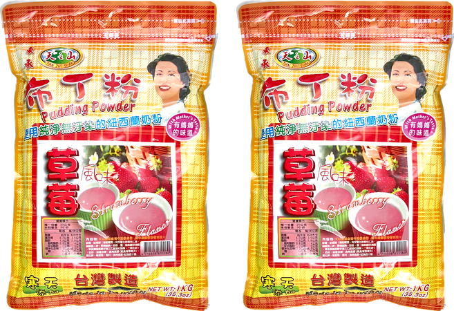 東承 天之山 草莓布丁粉, 1kg, 2包