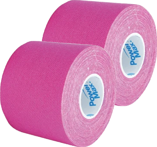 Power Max 給力貼 運動貼布 經典款 50mm x 4.6M 桃紅, 2個