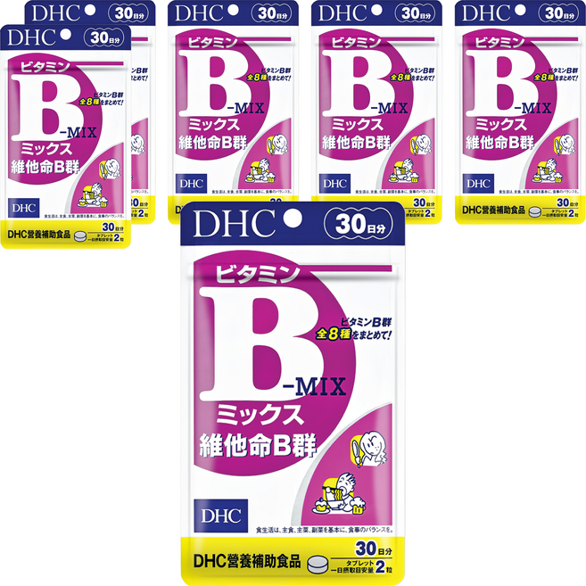 DHC 台灣公司貨 維他命B群 30日份, 60顆, 200mg, 6包