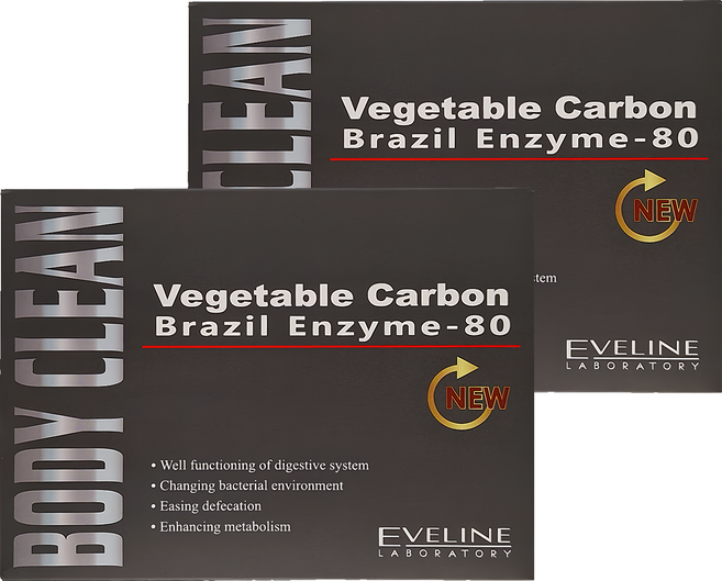 EVELINE 久司道夫 Body clean 清暢強效版膠囊 含80種蔬果酵素, 542mg, 30顆, 2盒